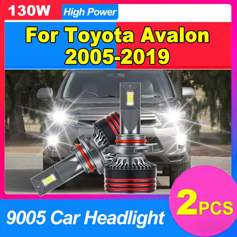 

2PCS 3570 CSP Chips LED Car Headlights 6000K White 9005 Auto Headlamps Bulbs 30000LM High Power 150W For Toyota Avalon 2005- 9005/HB3