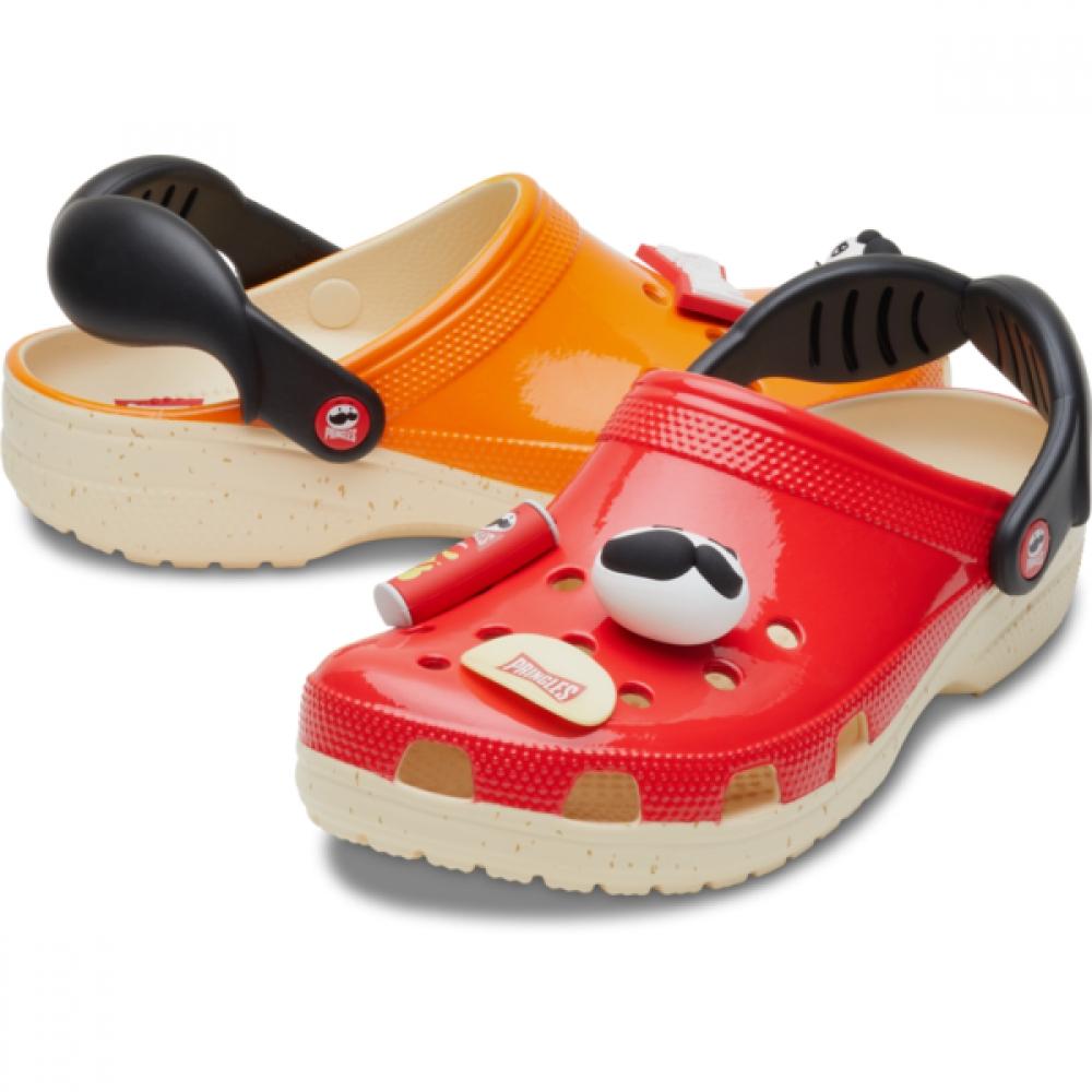 

Crocs Pringles X Crocs Classic Clogs Red Orange 209642 6ad