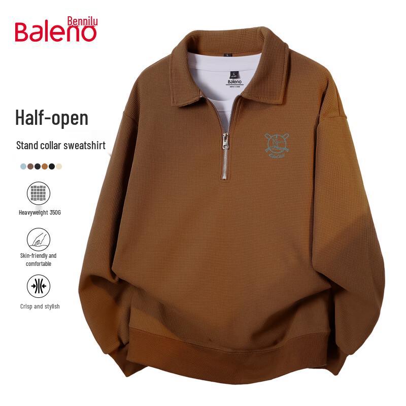 Baleno Men's Polo Collar Sweatshirt