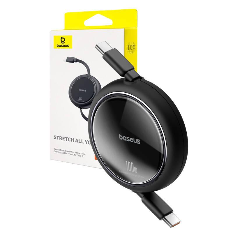 Kabel Usb-C Do Usb-C Baseus Free2Draw, Pd, 100W, 1M (Czarny)