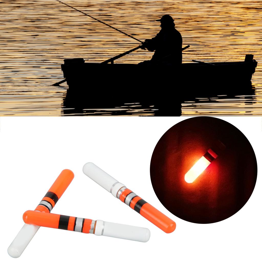 3 Stück zylindrische LED-Nachtfischerei leuchtende leuchtende Schwanz-LED-Lichtstab Werkzeuge