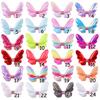 Glitter Mini Butterfly Hair Clips for Baby Girls Sparkly Colorful Hair Accessories Women Cute Small Tiny Clips Hair Accessories