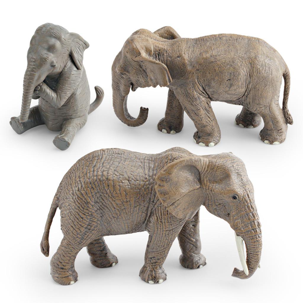 Childrens Durable Pvc Elephant Decor Animals For Play And Learning Activities