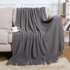 Nordic Tassel Sofa Throw Blanket - Air Conditioning Nap & Hotel Bed Runner, Summer Bed Flag, Bed End Blanket