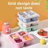 Multiple Compartment Bentos Snacks Box Reusable Meal Preparation Container for Kids and Adults Storage