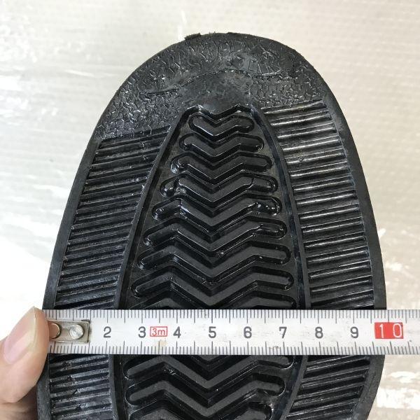 Vintage German robusta echt leder Pebbled Leather Officer Boots Size 41 25.5-26.0cm Black Military Police Shoes(USED)