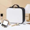 Large Capacity Detachable Makeup Bag with LED Mirror for Professional Use, Easy to Clean
