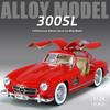 1/24 Mercedes-Benz 300SL 1936 Classic Car Legering Diecast Bilmodell Lyd Lys Barneleke Samleobjekter Hobby Bursdagsgaver