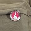 Amusing Weightlifting Animal Enamel Brooch Sturdy Alloy Sporty Accessory Gift