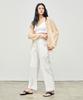 ONNE Banded Waist Ribbon Pants Ivory