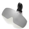 Non-Polarized Clip On Sunglasses for Men Night Vision Polarized Hat Visors Clips Hat Clip On Adjustable Eyeglasses Men's Fishing Cycling Golf Eyewear