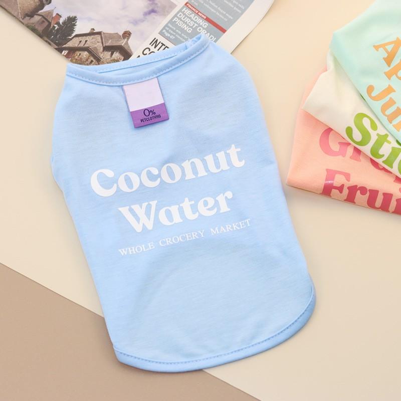 Summer Dog Clothes Pet Dog Vest Dress Dog Knitted Striped Dog T Shirt Chihuahua Bichon Clothing Kitten Puppy Girls Dog Costume