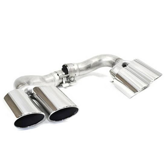 Porsche Cayenne GTS Black Quad Tailpipe Trim (11-24 Years)