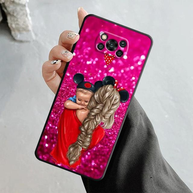 Husă pentru Xiaomi Poco X3 Nfc X4pro X5 M3 pentru Mi 12 13 11 10 10t 8 Note10 Lite 11ultra 11t F1 Femei Super Mom Baby Princess Queen