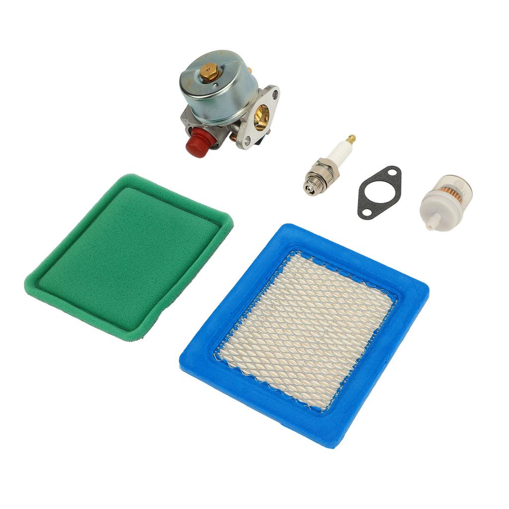 Carburetor Kit Spark Plug Air Filter Oil Filter 640004 for Tecumseh OHH55 OHH60 OHH65 Engine 5hp 5.5hp 6hp 6.5hp