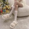 Lace Stockings Openwork Heart Jacquard White Calf Socks Students Thin Mid-Calf Socks