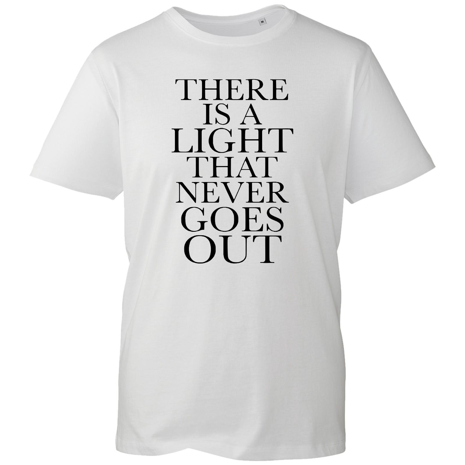 THERE IS A LIGHT T-Shirt The Smiths Inspired Morrissey Fan Top Unisex Gift Tee XXXXL