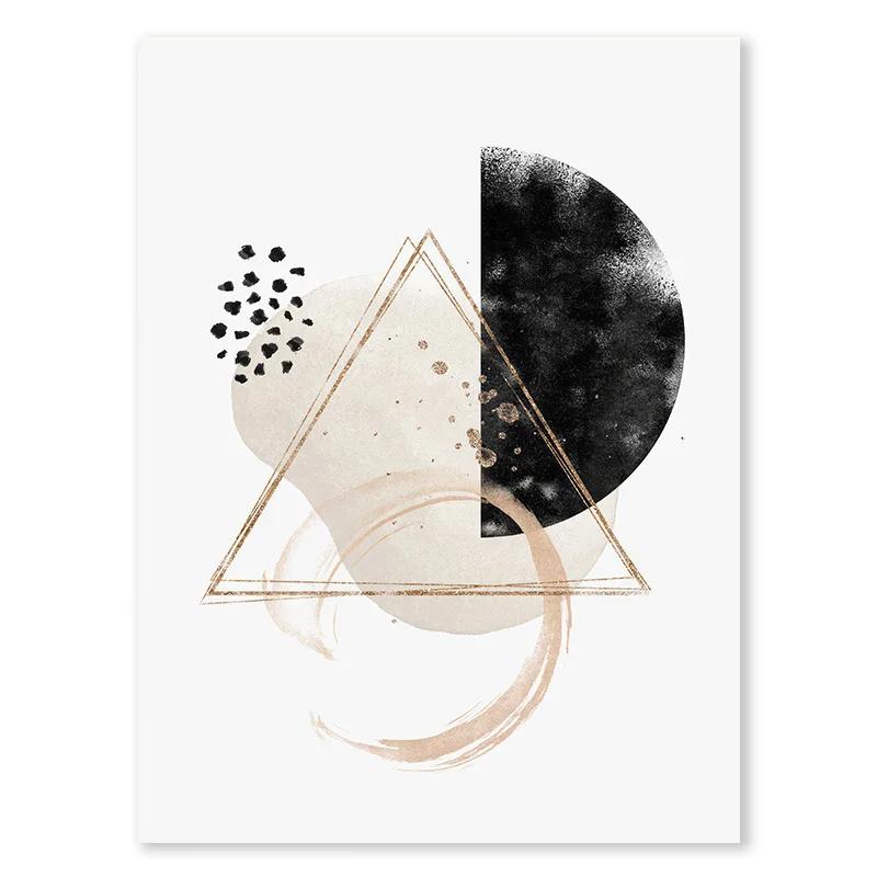 

Light Colours Neutral Abstract Art Canvas Painting Modern Nordic Fashion Minimalist Poster Bedroom Gallery Frameless Wall Art 21cm×30cm NoFrame