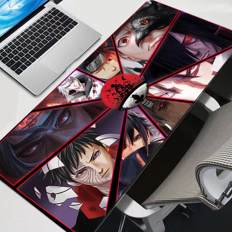 Uchiha Itachi Madara NNaruto Uzumaki Mouse Pad Larger XXL Speed Mini Pc Computer Keyboard Desk Mat Gaming Accessories Mousepad