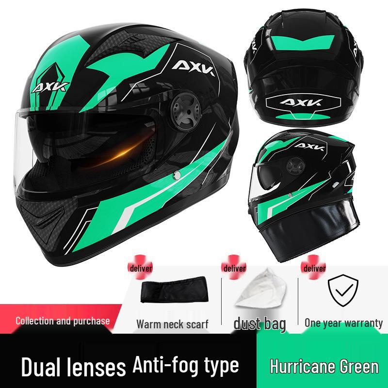 Męski/Damski Zimowy Ciepły Elektryczny Kask Samochodowy - Całoroczny Pełny Kask Motocyklowy