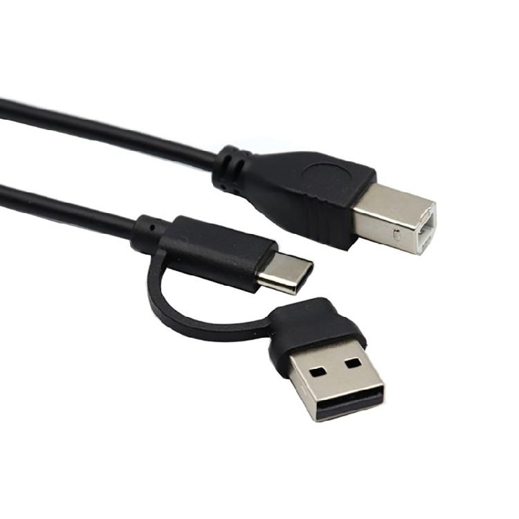 USB TypeC Male to USB Male Cable For Electronic Piano Microphone Connector