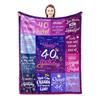Das perfekte Geburtstagsgeschenk für sie | Gemütliche Wohndecke für Frauen, Mama, Schwester oder beste Freundin Alter kann sein
