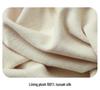 Damen Langarm-Basisshirt aus 250g Maulbeerseide mit gebürstetem Fleece und kleinem Stehkragen für den Herbst