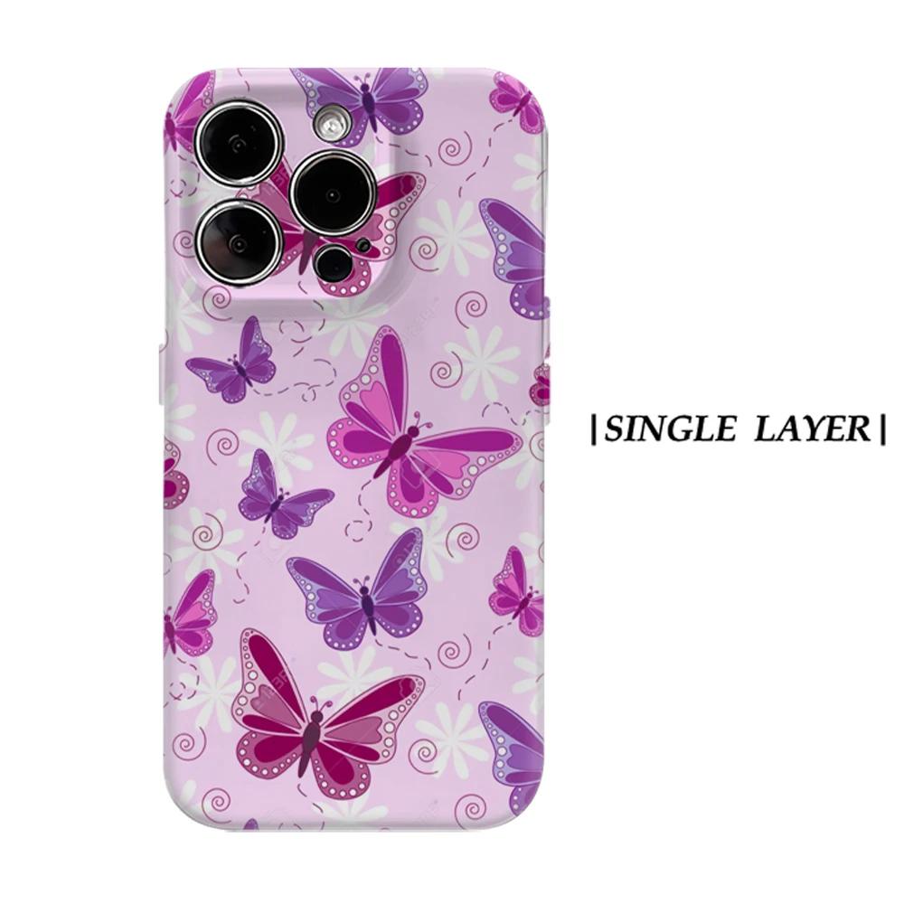 

Lavender Wings Phone Case for IPhone 17 16 15 14 13 Pro Max Plus for Magnetic Single Double-layer Tough Case IPHONE15PRO