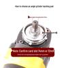 125mm Angle Grinder with 150mm Cutting Blade, Adjustable Pressure Plate, and 16-20/22 Hole Compatibility