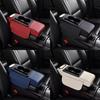 Car Center Console Height Increasing Armrest Cushion Pu Multifunctional Holder Pad Leather Cup Tissue With Armrest Box Univ S9e4