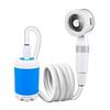 Wireless charging camping shower pump, portable outdoor cleaning equipment, suitable for hiking and dormitory use