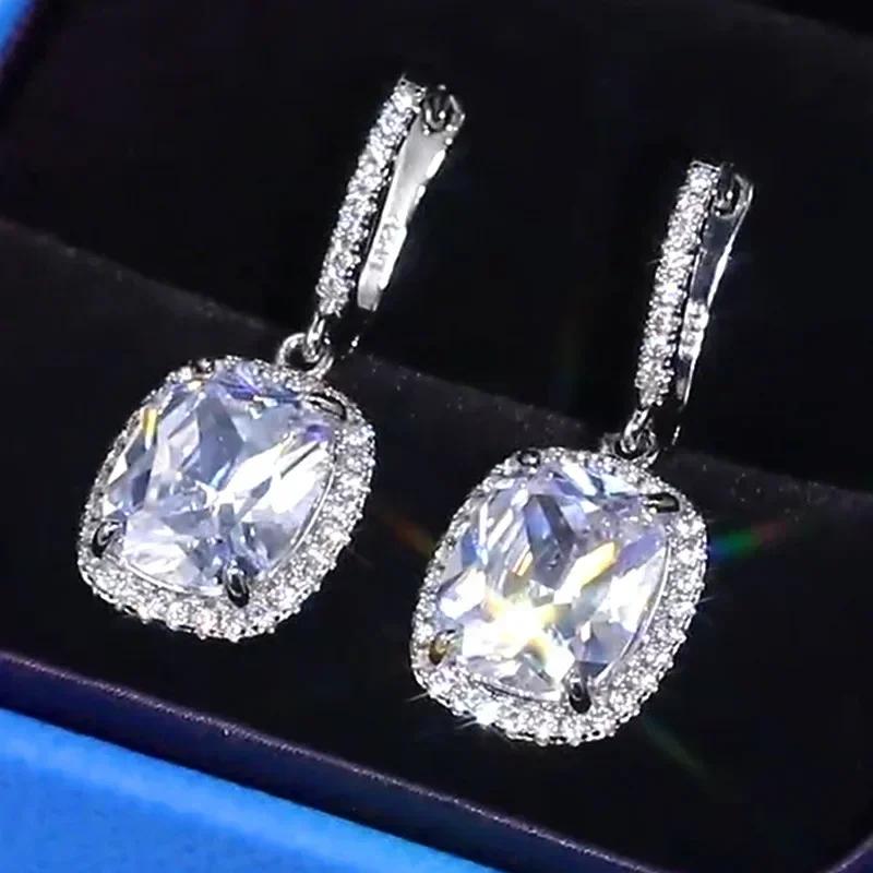 Luxury, High-End, Gorgeous Party, Water Droplet Zircon Earrings, Bride'S Wedding, Eternal And Dazzling Jewelry, Headwear