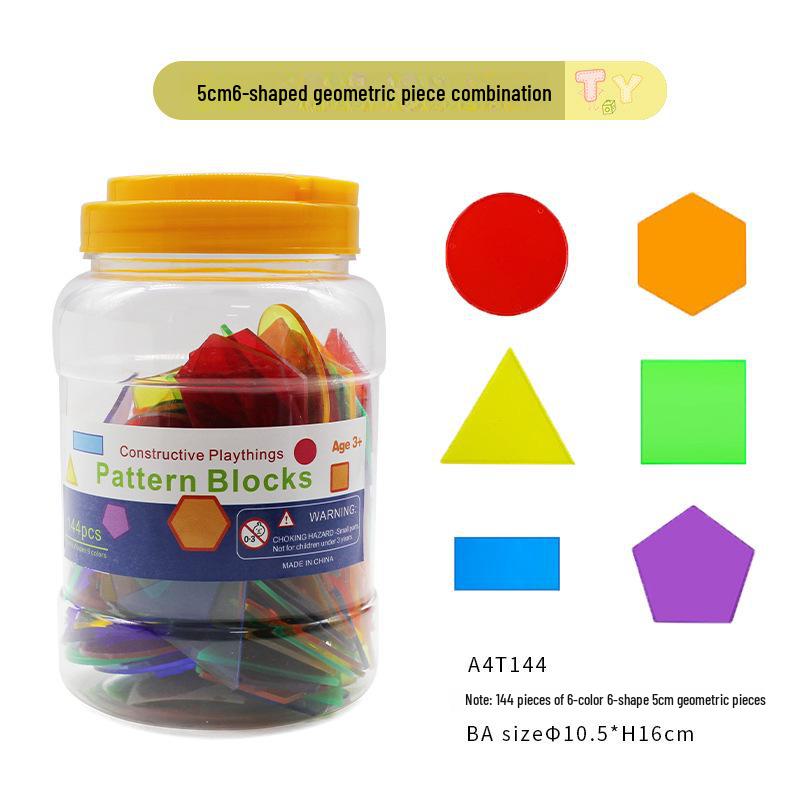 Transparent Rainbow Capital Letter Educational Toys for Early Montessori Learning