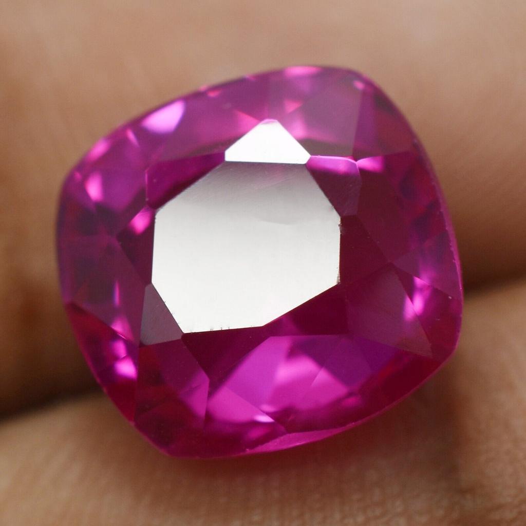 Loose PINK Ceylon Sapphire NATURAL Gemstone 11.15 Ct Square Cut AAA+ CERTIFIED 1S-438