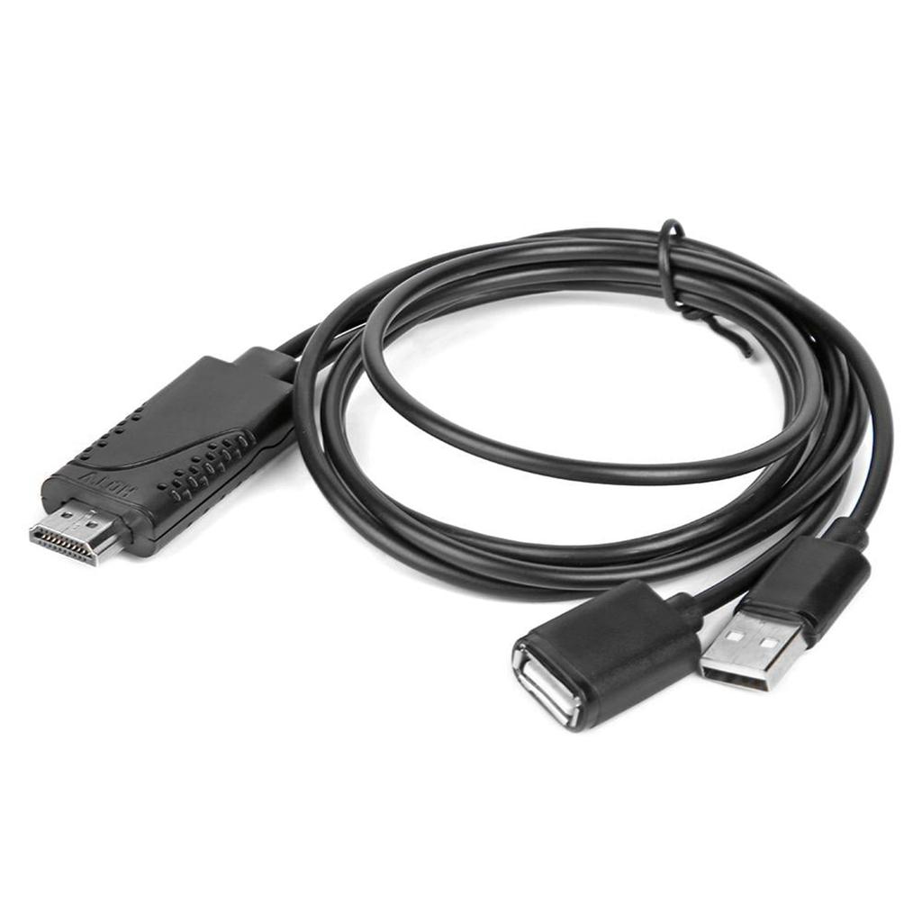 USB Hun til Kompatibel Hann 1080P Digital AV Adapterkabel Konverteringskabel