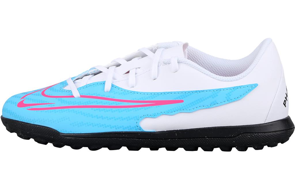 Nike Phantom GX Academy CLUB TF Turf Comfortable Round Toe Low top Soccer Shoes Sea Blue Kids' DD9567-446