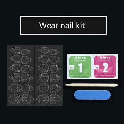 Adesivi in Gel Impermeabili per Unghie Finte, per Punte di Unghie Finte Press-On, Adesivi Jelly, Colla per Manicure, Kit Indossabile per Unghie