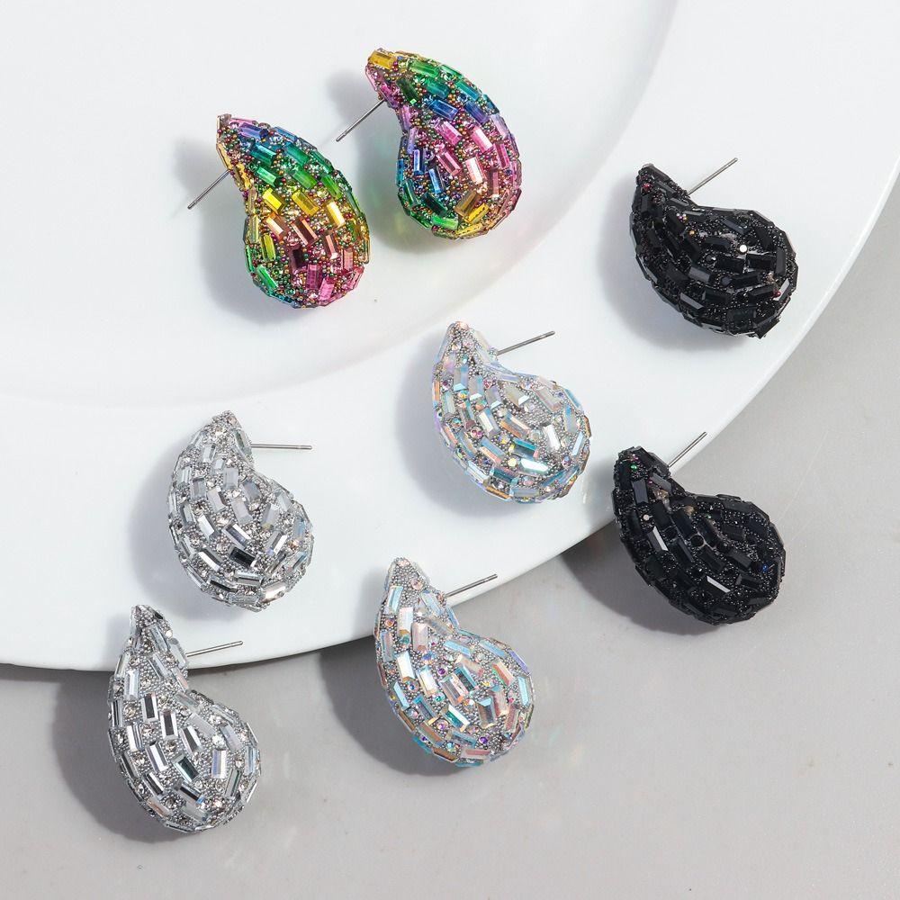 

Аксессуары для вечеринок, серьги-капли, металлические серьги-гвоздики, модные массивные серьги для женщин