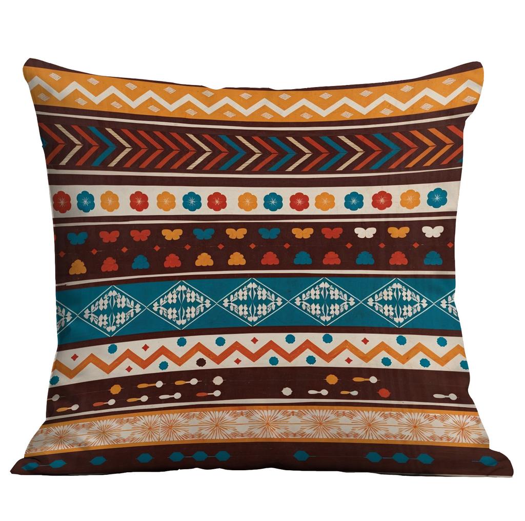 Bohemian Ethnic Style Pillow Cover Living Room Sofa Cushion Hotel Teahouse Pillow Cushion Cover Premium Durable