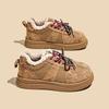 Korean version of snow cotton shoes in the winter of 2025 new thick-soled niche retro fashion versatile velvet thickened cotton shoes for women