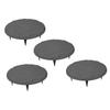 Outdoor Step Stones Decorative Polypropylene Resin Stepping Stones with Ground Stakes for Lawn Garden  Way