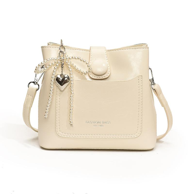 

Модная маленькая сумка, сумка через плечо, новая сумка-мессенджер, однотонная повседневная сумка no pendant белый