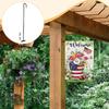 Garden Flag Holder Flags Stand Iron, Easy Mounting, Bracket Wall Scroll Hanger Flagpole