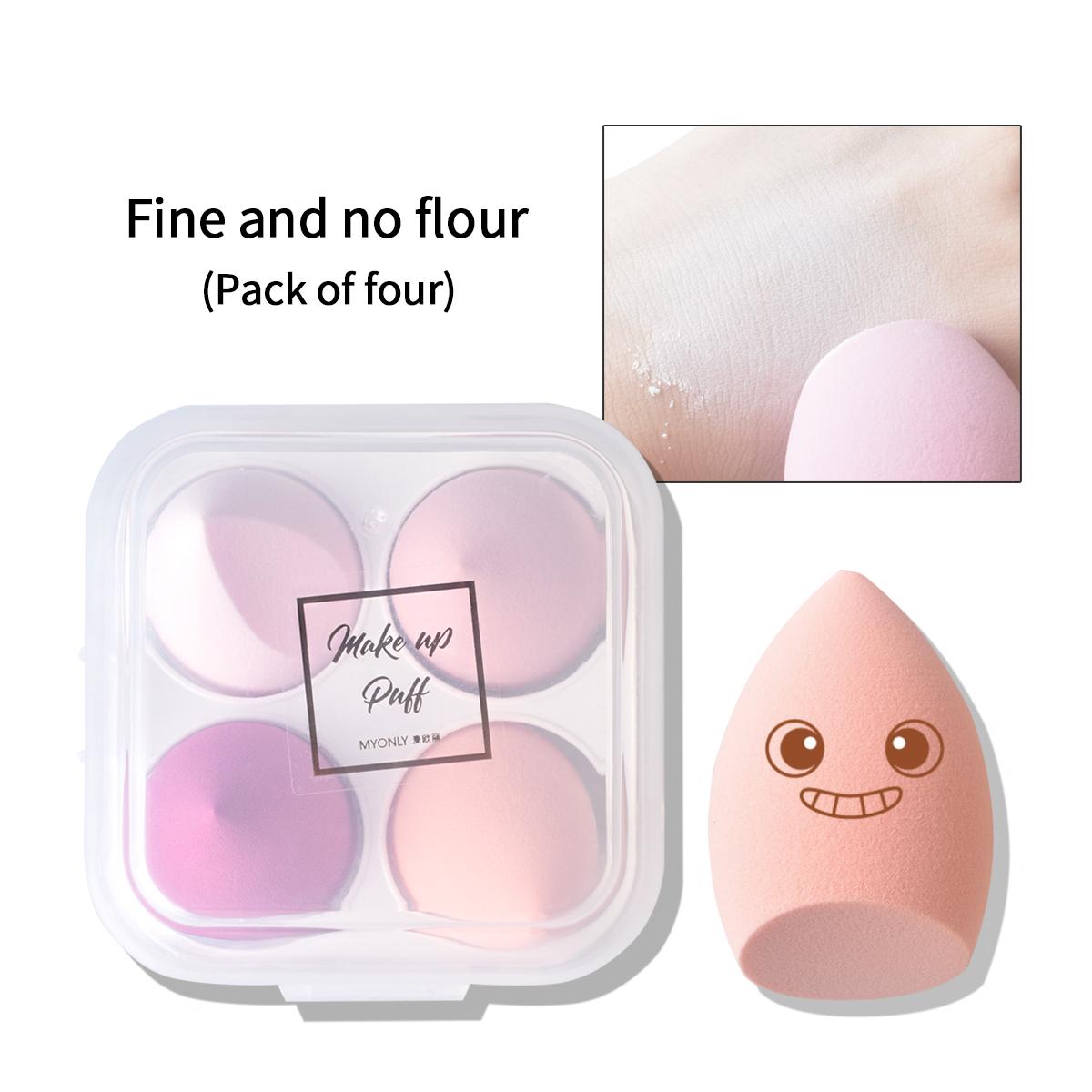 

4 шт./компл. Экономичная и практичная косметическая пудра Мягкая и сухая пуховка