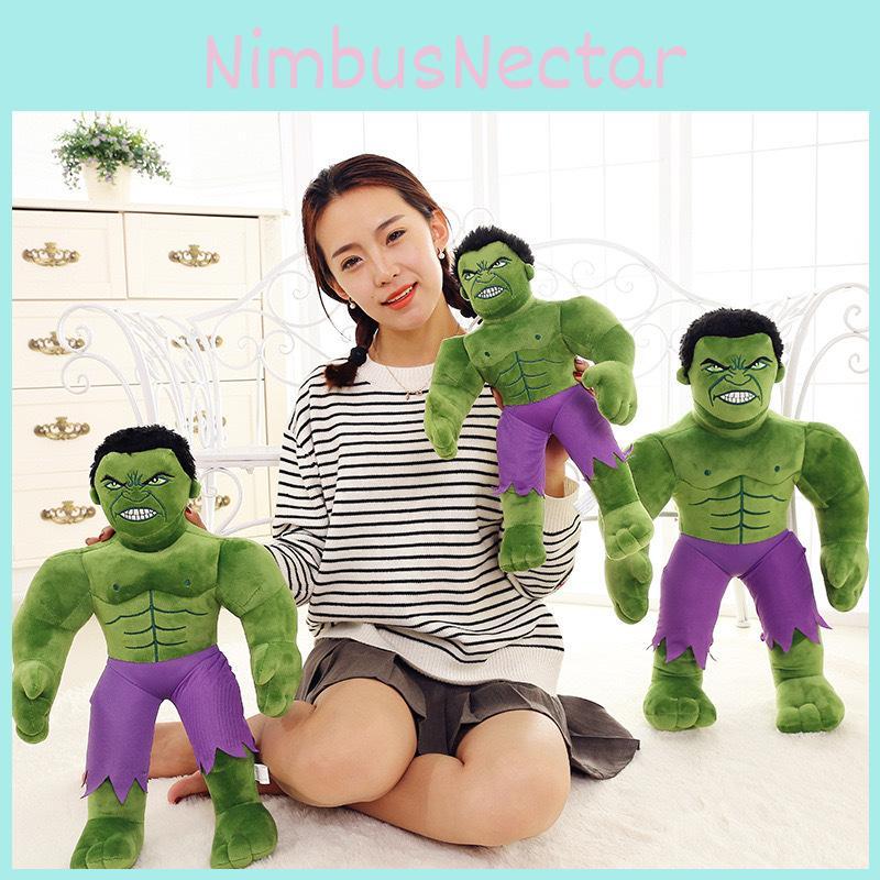 Avengers Green Hulk Plush Toy Soft Stuffed Doll For Superhero Collectors And Fans