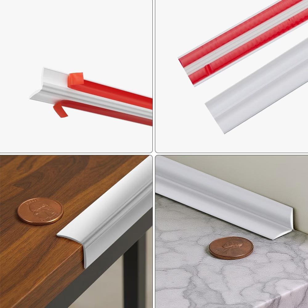1 Stück 3 Meter x 2 cm PVC Selbstklebestreifen Dekorstreifen Wandaufkleber Stoßstangenschutzleiste Möbelkante Wandeckenschutz