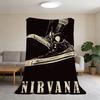 Band N-Nirvana-ES Rock Blanket Super Warm Comfortable Plush Throw Blanket Child Home Sofa Bedroom Gift