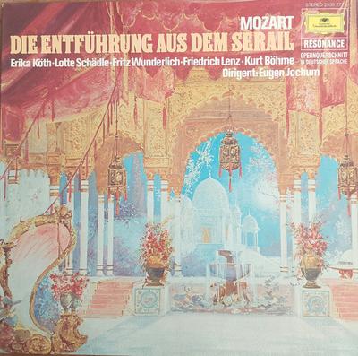 LP Record EUGEN JOCHUM BAYERISCHES STAATSORC  Mozart Die Entfuhrung Aus Dem Sera 2535277 DEUTSCHE GRAMMO 1977 Germany Classical Used