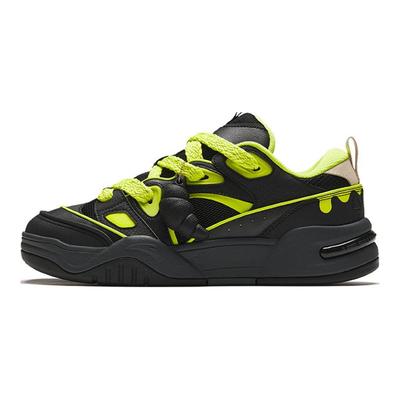 Aojie S Stoßdämpfend Abriebfest Niedrige Sneaker Herren Sneaker Schwarz Gelb 112428061-1