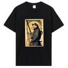 Samurai Cat Holding a Katana Vintage Poster Classic T-Shirt Clothing Oversized Cotton Tshirt Graphic T Shirts Tees Tops